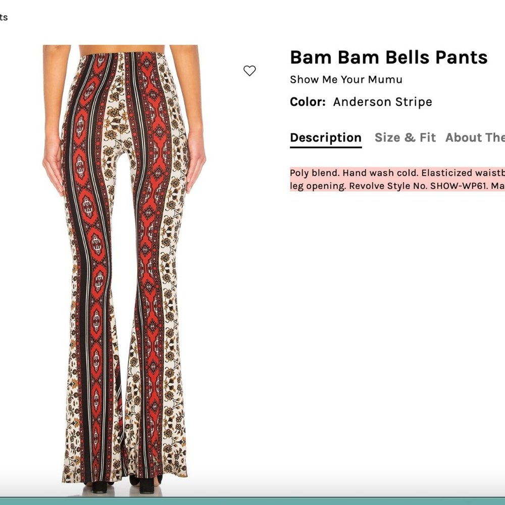 SHOW ME YOUR MUMU - Bam Bam Pants